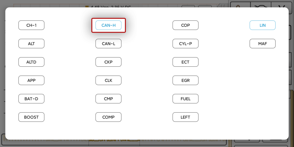 CAN decoding with HScope 2